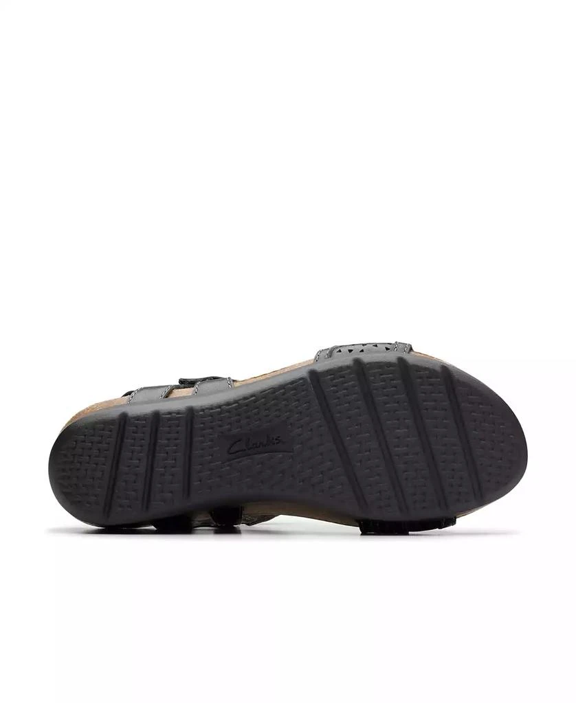 Clarks Women's Calenne Carmen Slip On Flat Sandals 3