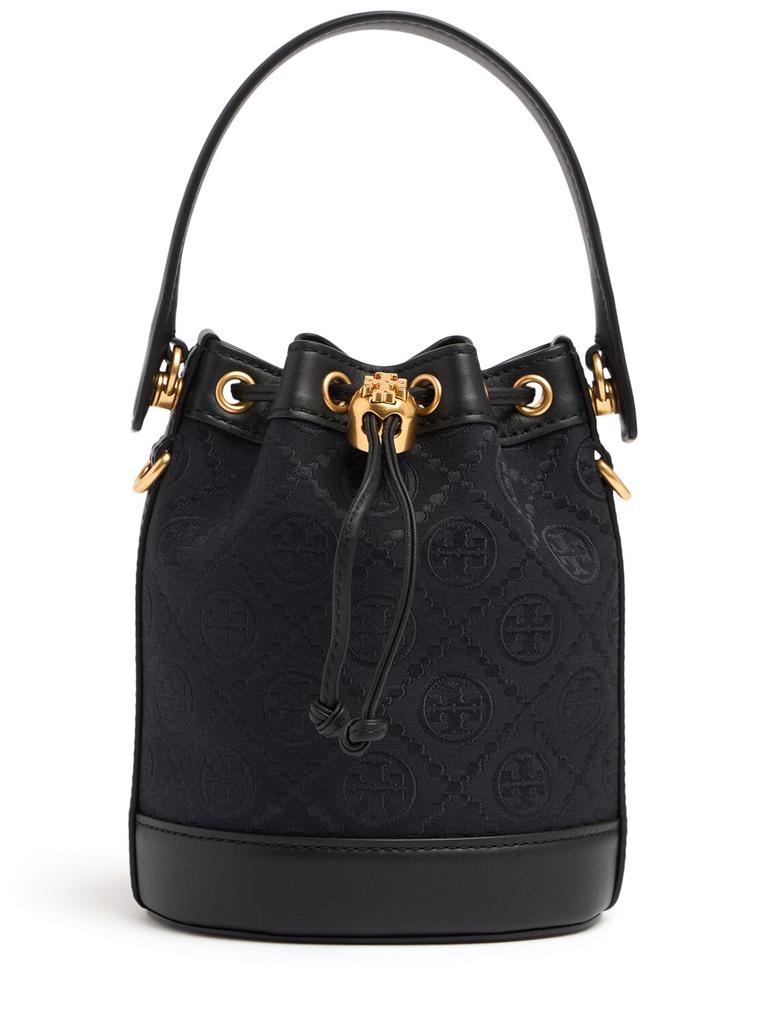 Tory Burch Mini T Monogram Bucket Bag