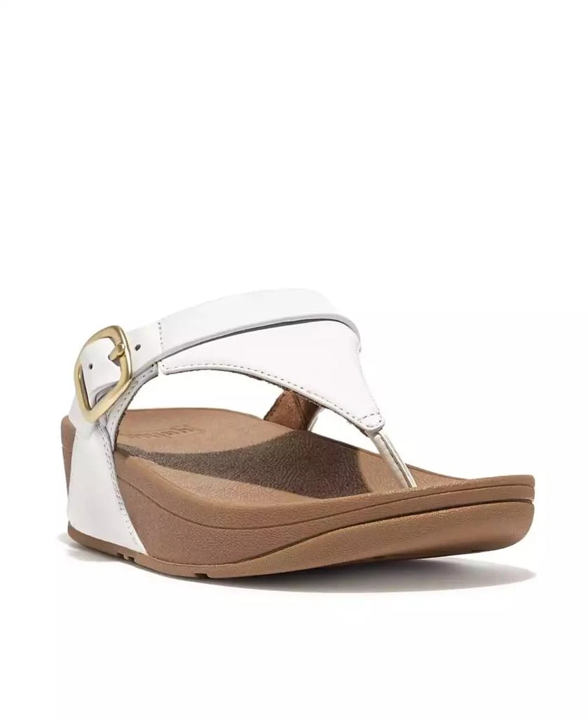 FitFlop Women's Lulu Adjustable Leather Toe-Post Sandals 1