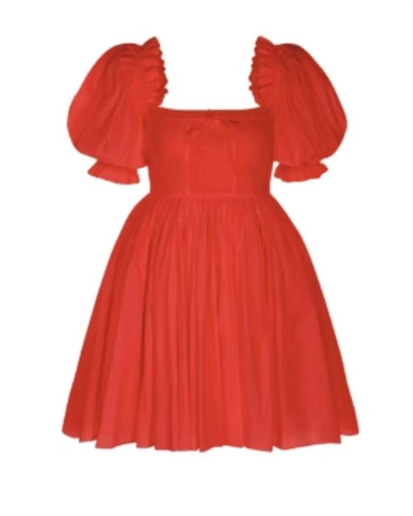open lace back dress The Blood Red Be Mine Gown – Selkie main image 1
