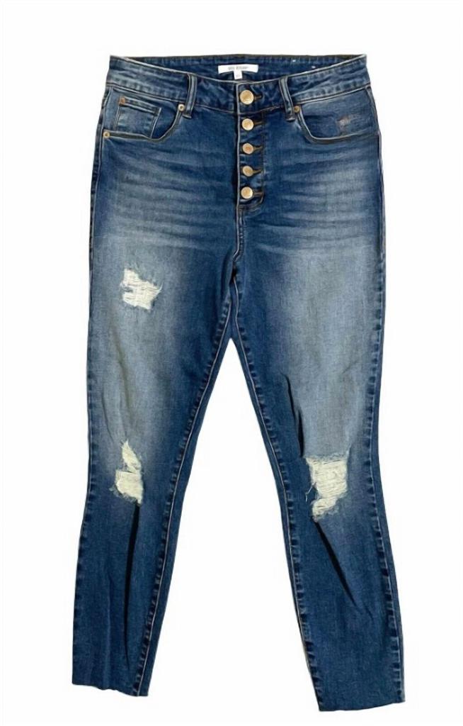 STS Blue Sts Blue - Women's Brie Distressed High Rise Ankle Skinny Jeans