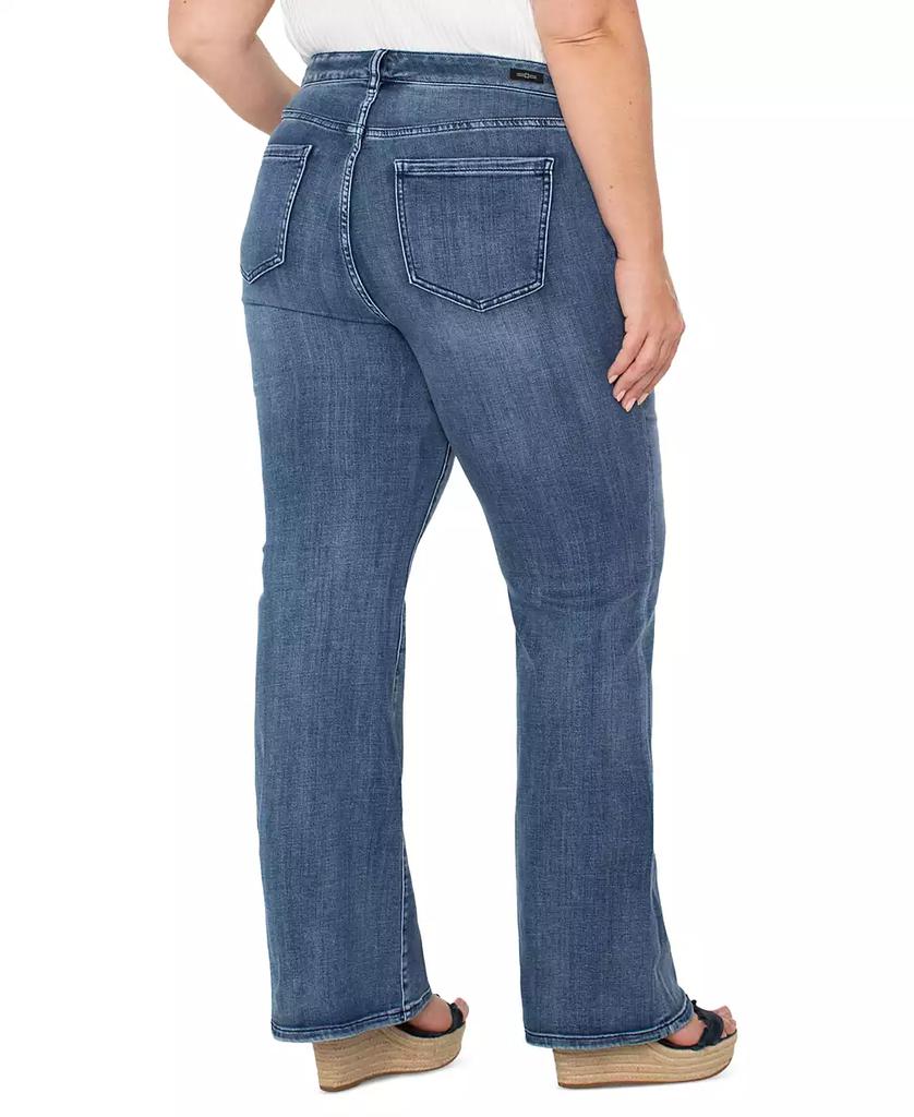 Liverpool Liverpool Plus Size Hannah Mid-Rise Flared Denim Pants