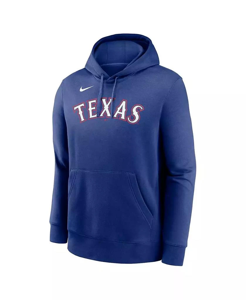 NIKE Men's Adolis Garcia Royal Texas Rangers Player Name & Number Club Pullover Hoodie 2