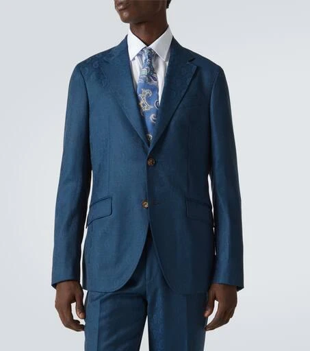 ETRO Roma paisley silk suit 4