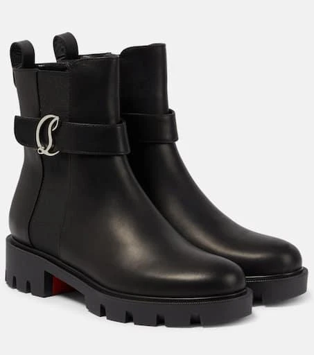 Christian Louboutin CL Chelsea leather ankle boots 1
