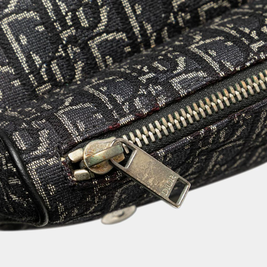 Dior Dior Black Oblique Canvas Saddle Crossbody 7