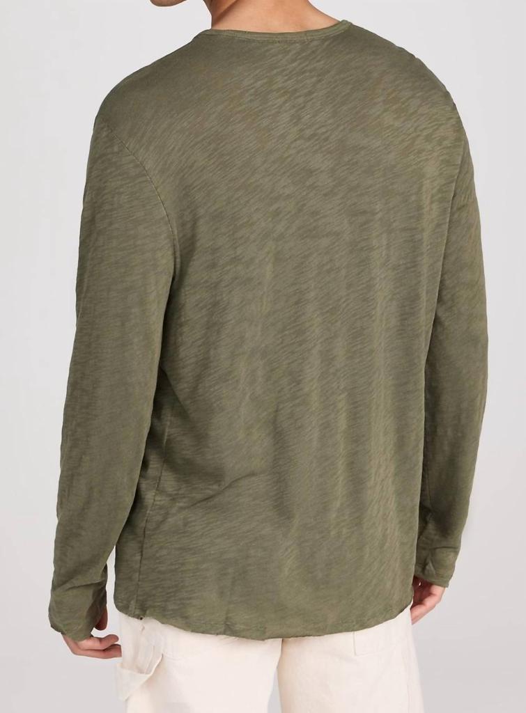 ATM Atm - Slub Jersey Destroyed Wash Henley