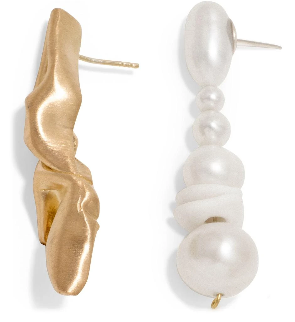 Completedworks Pearl and ceramic earrings 3