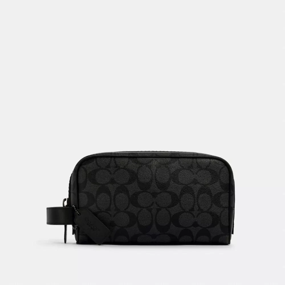 Coach Small Travel Kit In Signature Canvas 1
