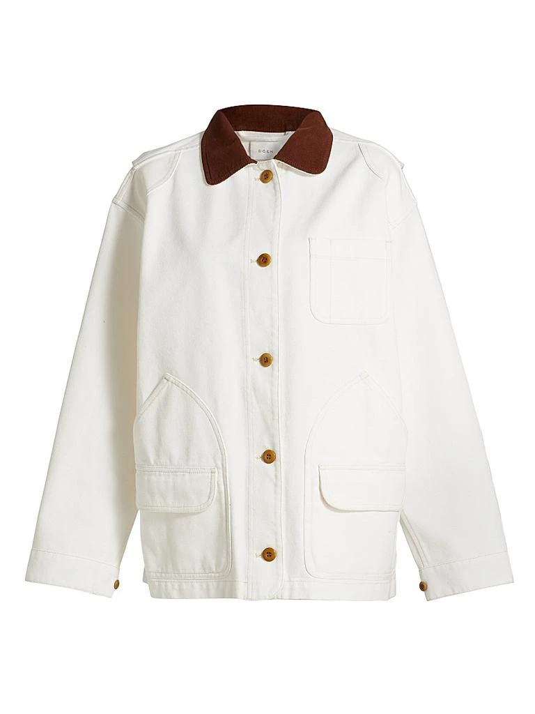 DÔEN Pascale Contrast Collar Jacket 1