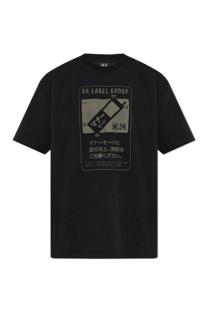44 Label Group 44 Label Group Graphic Printed Crewneck T-Shirt
