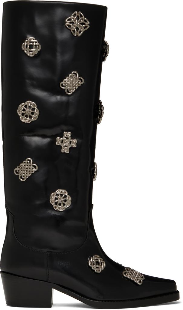 ショートブーツ・ブーティ Aj1308 Boots - Toga Pulla - Leather - Green org.jpg