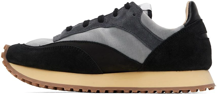 Spalwart Black & Gray Tempo Low Transparent Sneakers 3