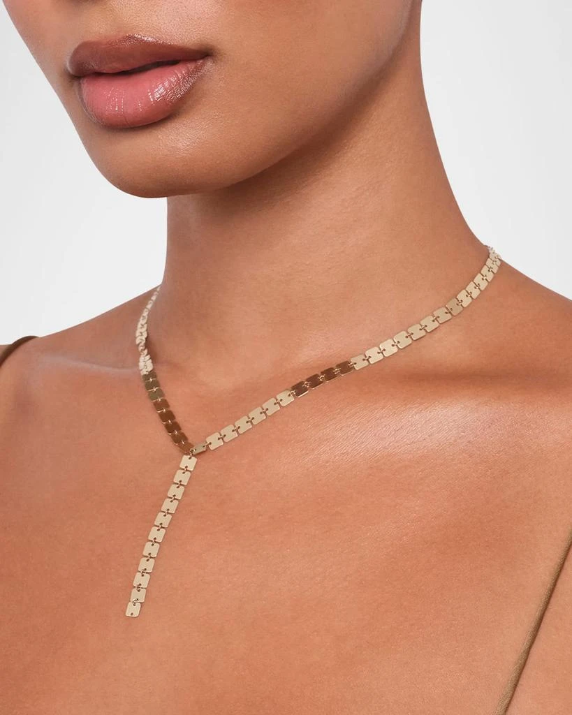 LANA Laser Square Chain Lariat Necklace 2
