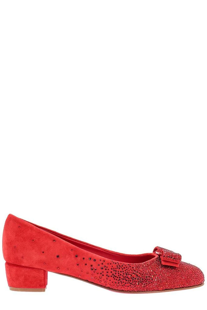 Salvatore Ferragamo Ferragamo Vara Bow Embellished Pumps 1