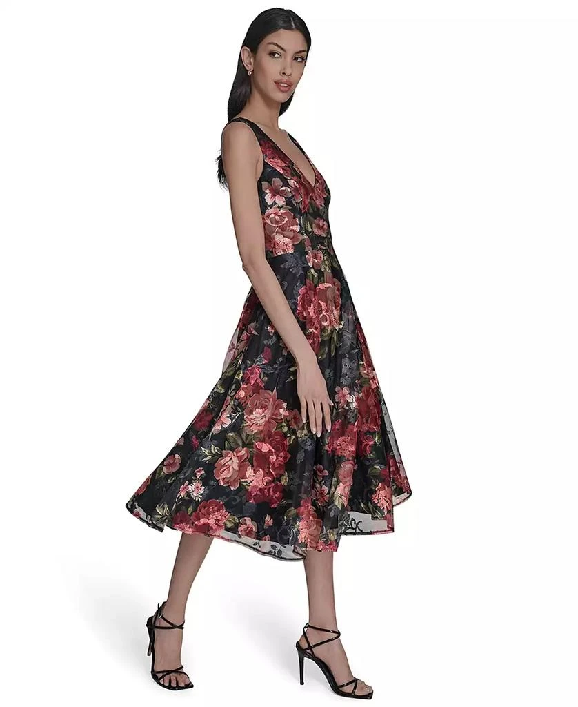 Eliza J Petite Sleeveless Fit and Flare Midi Dress 2