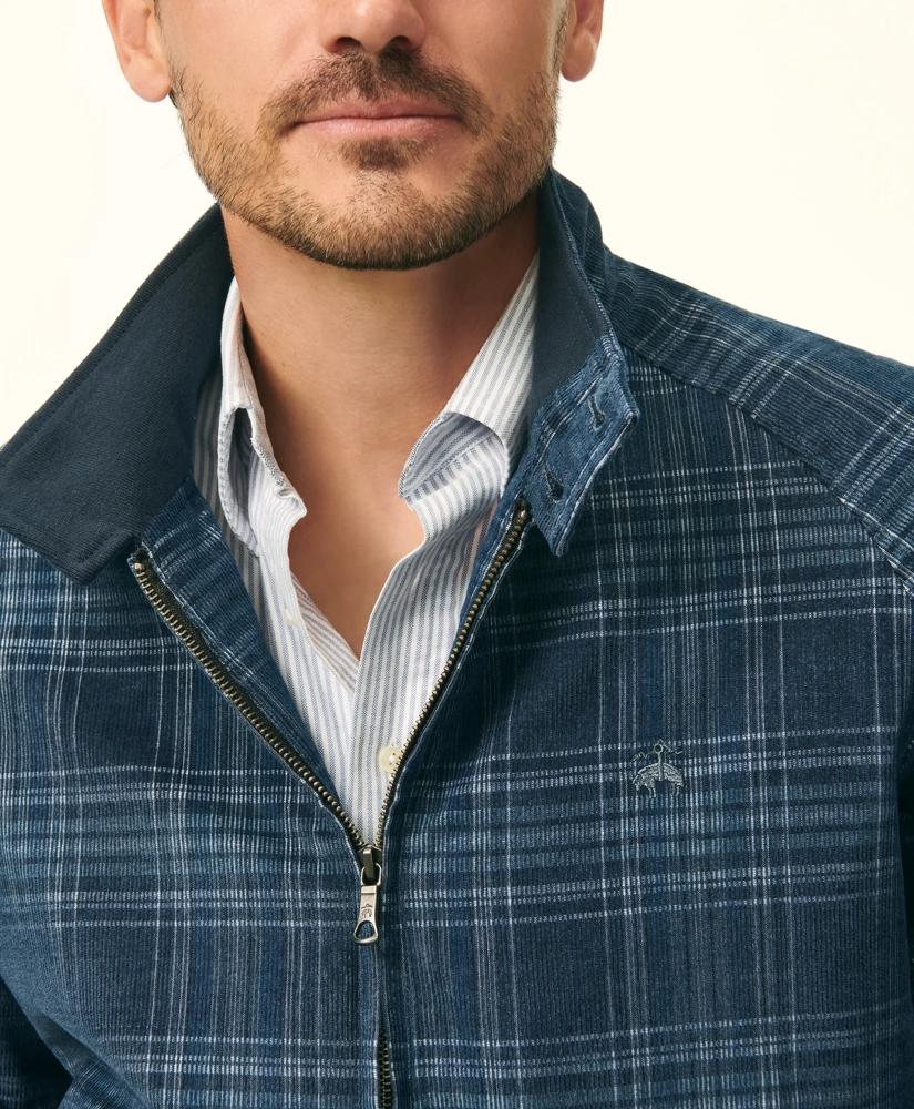 Brooks Brothers Plaid Corduroy Harrington Jacket in Thermore®-Filled Cotton