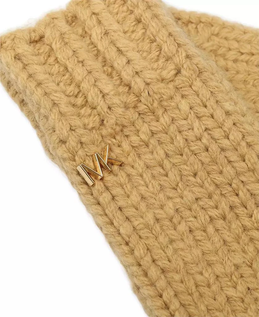 Michael Kors MICHAEL Women's Logo Detail Super Chunk Mittens 2