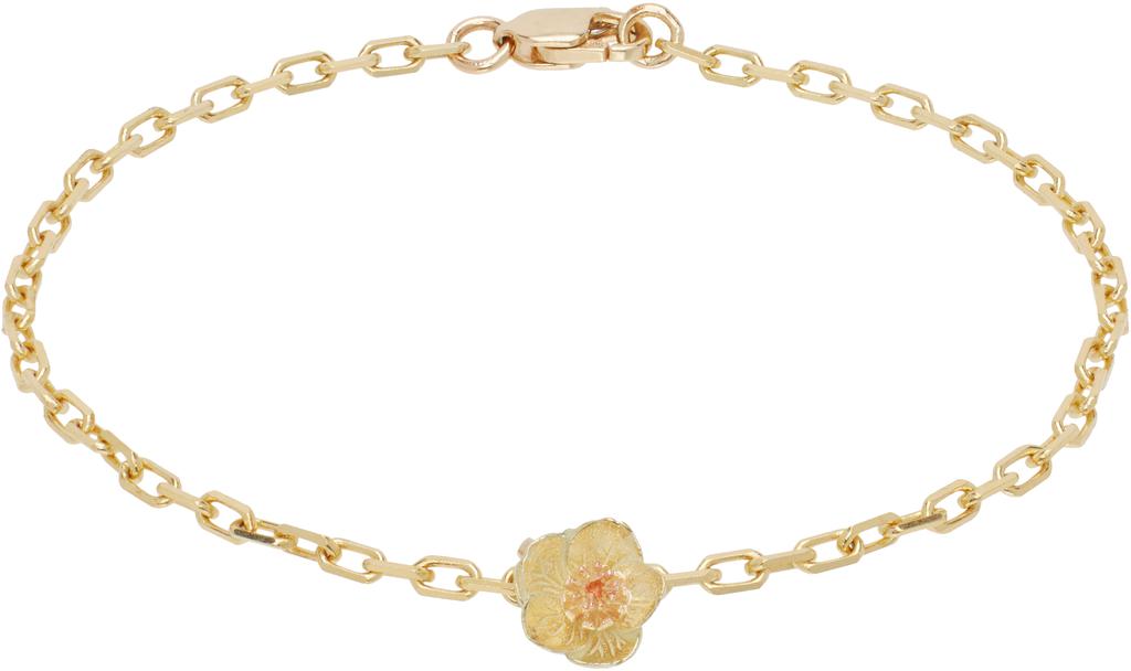 Bernard James Gold FLORA Hellebore Bracelet