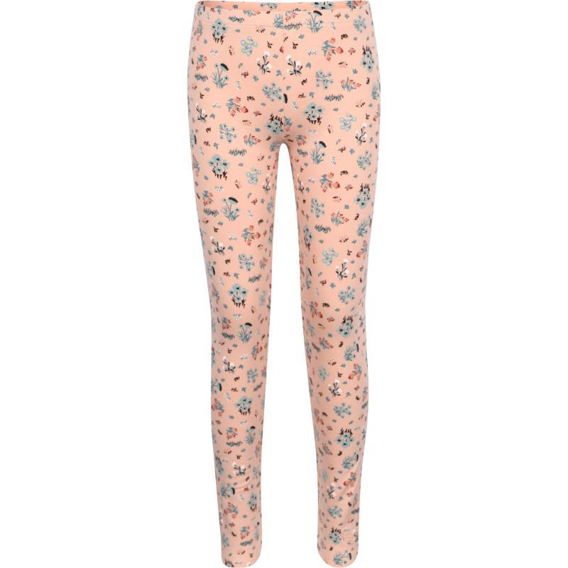 Steiff Floral print cotton leggings in pink