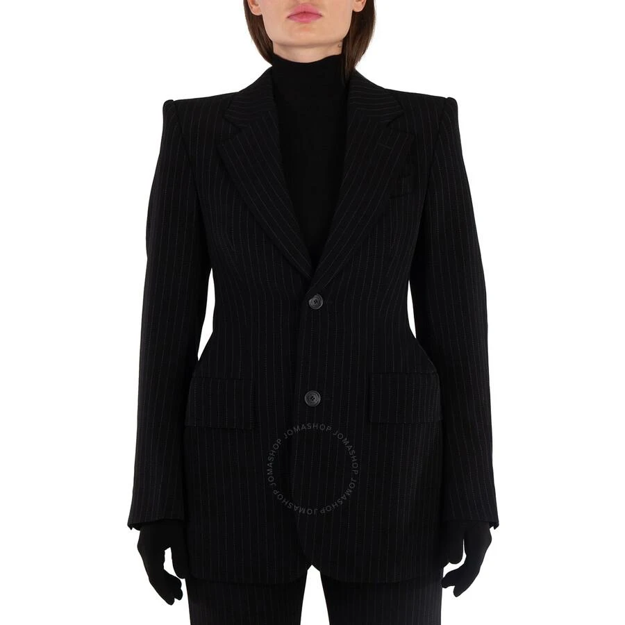 Balenciaga Hourglass Pinstripe Blazer 1