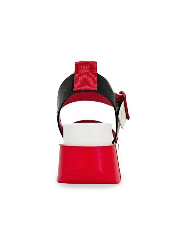 Ninety Union Wonder Sport Colorblock Wedge Sandals 2