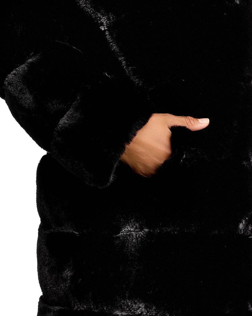 Adrienne Landau Faux Fur Coat 6