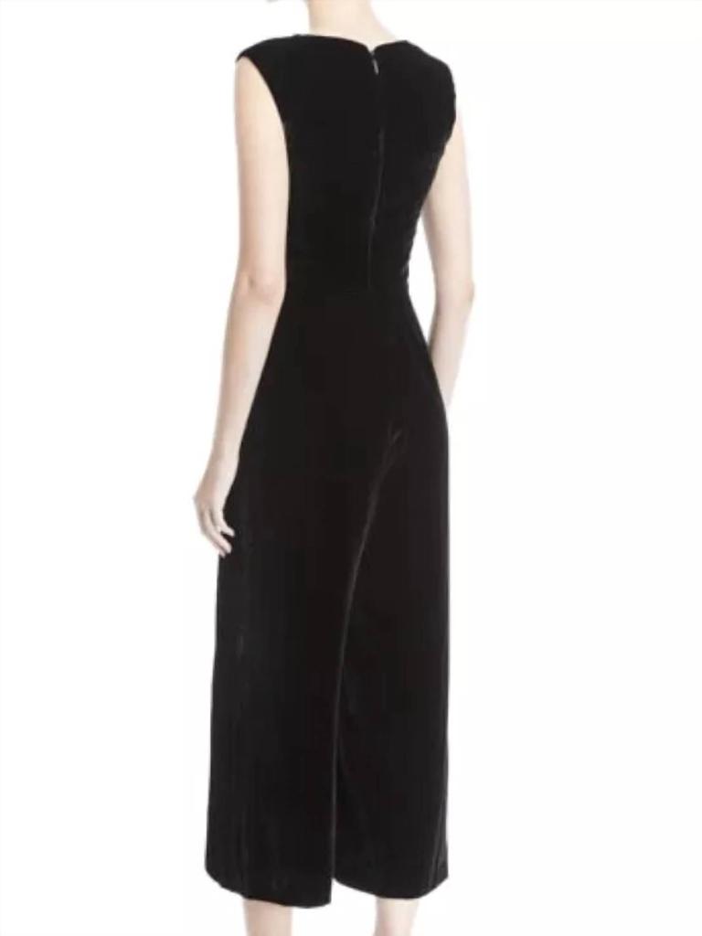 Rebecca Taylor Rebecca Taylor - SLEEVELESS RUCHED VELVET JUMPSUIT