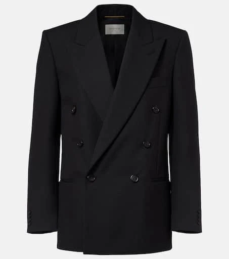 Yves Saint Laurent Double-breasted wool blazer 1