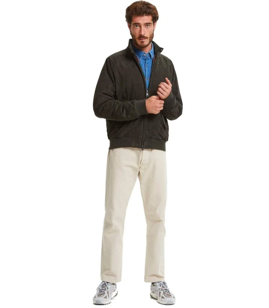 Baracuta BARACUTA  G9 SUÈDE WINTER MILITARY GREEN BOMBER JACKET 3