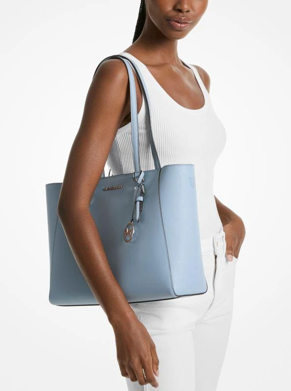 Michael Kors Charlotte Large Leather and Signature Logo 3-in-1 Tote Bag 3