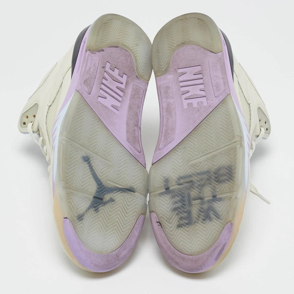 Jordan Jordan Cream Leather Jordan 5 Retro DJ Khaled We The Best Sail Sneakers Size 45 6