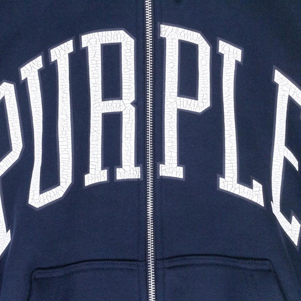 Purple Brand HWT FLEECE FULL ZIP HOODY BLACK HOODIES & SWEATSHIRTS 2