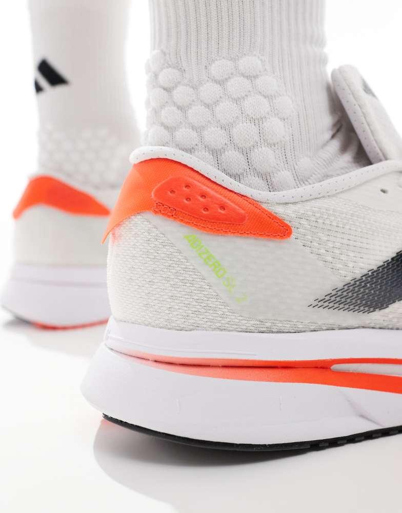Adidas adidas Running Adizero SL2 trainers in white and