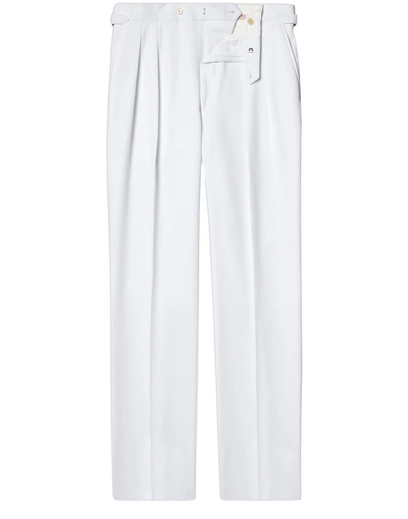 Fursac Wool and cotton pants with darts 1