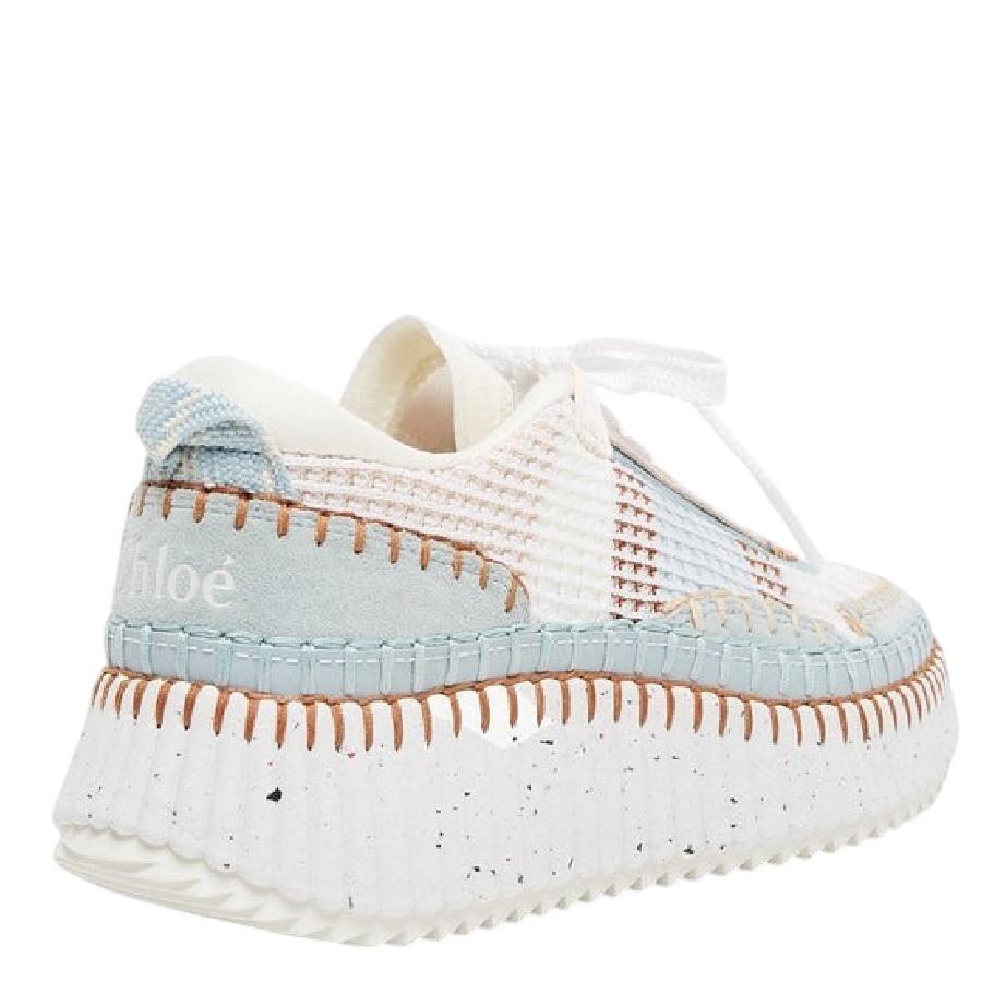 Chloé Nama Hand-Stitched Mesh Upper Sneakers