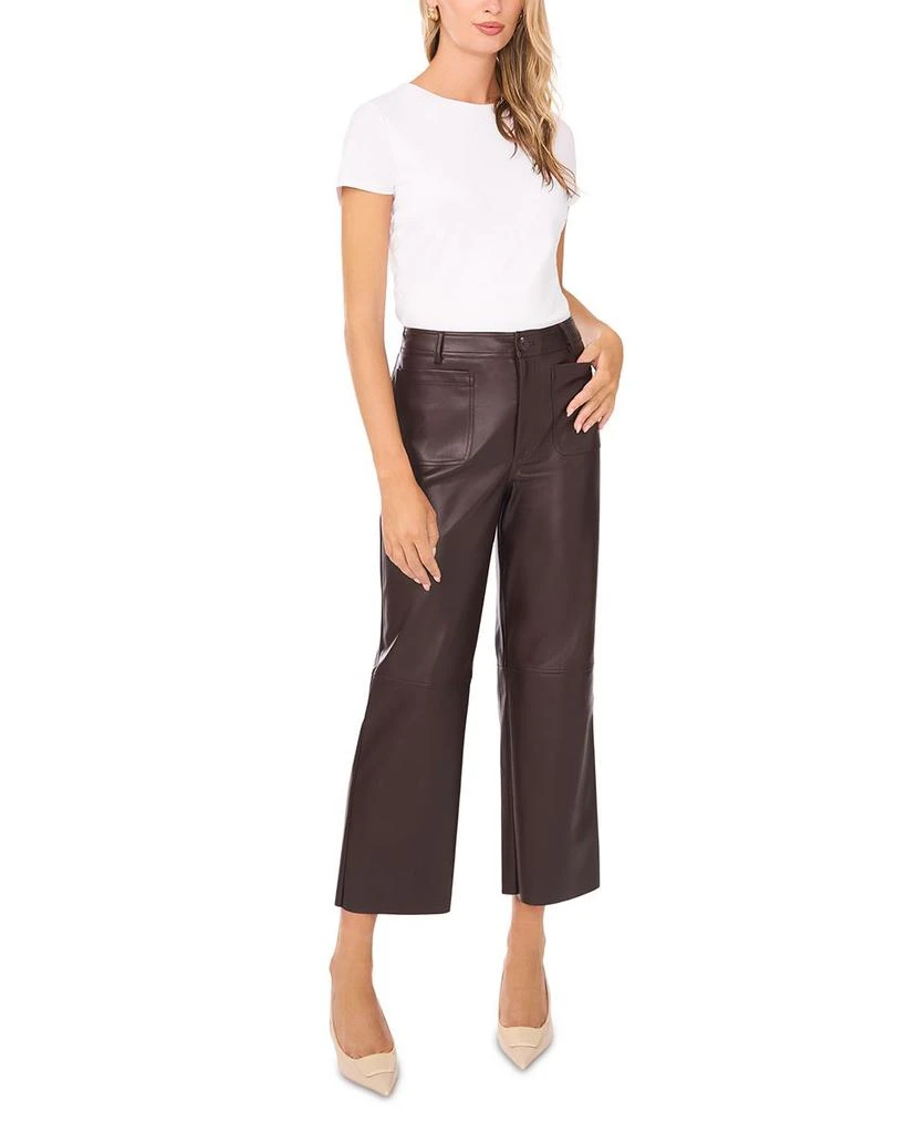 Vince Camuto Wide Leg Faux Leather Pants 2