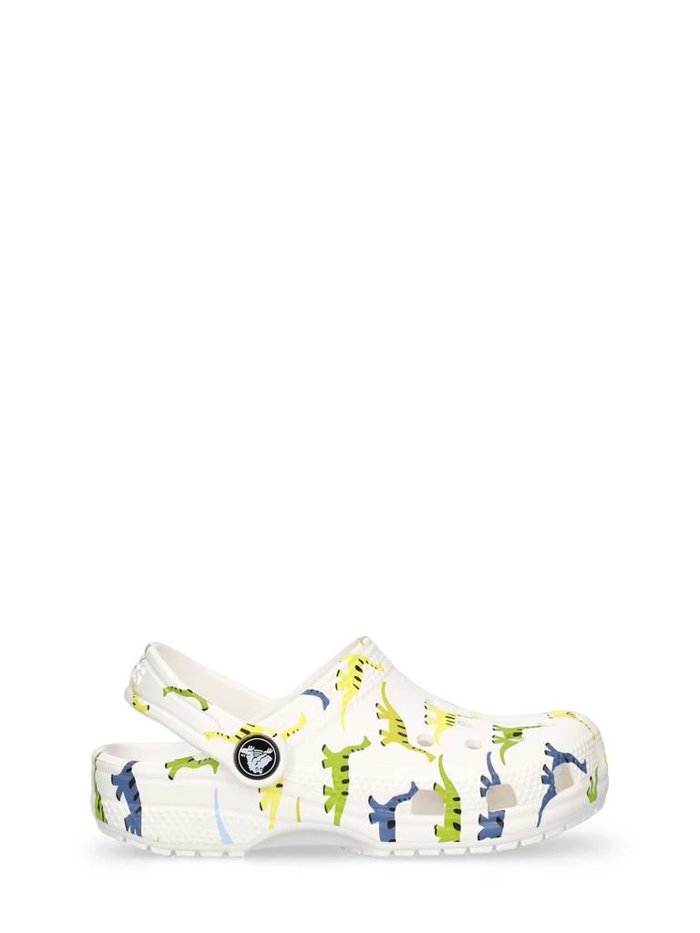 CROCS Classic Clog Dinosaur Print Rubber Crocs 1