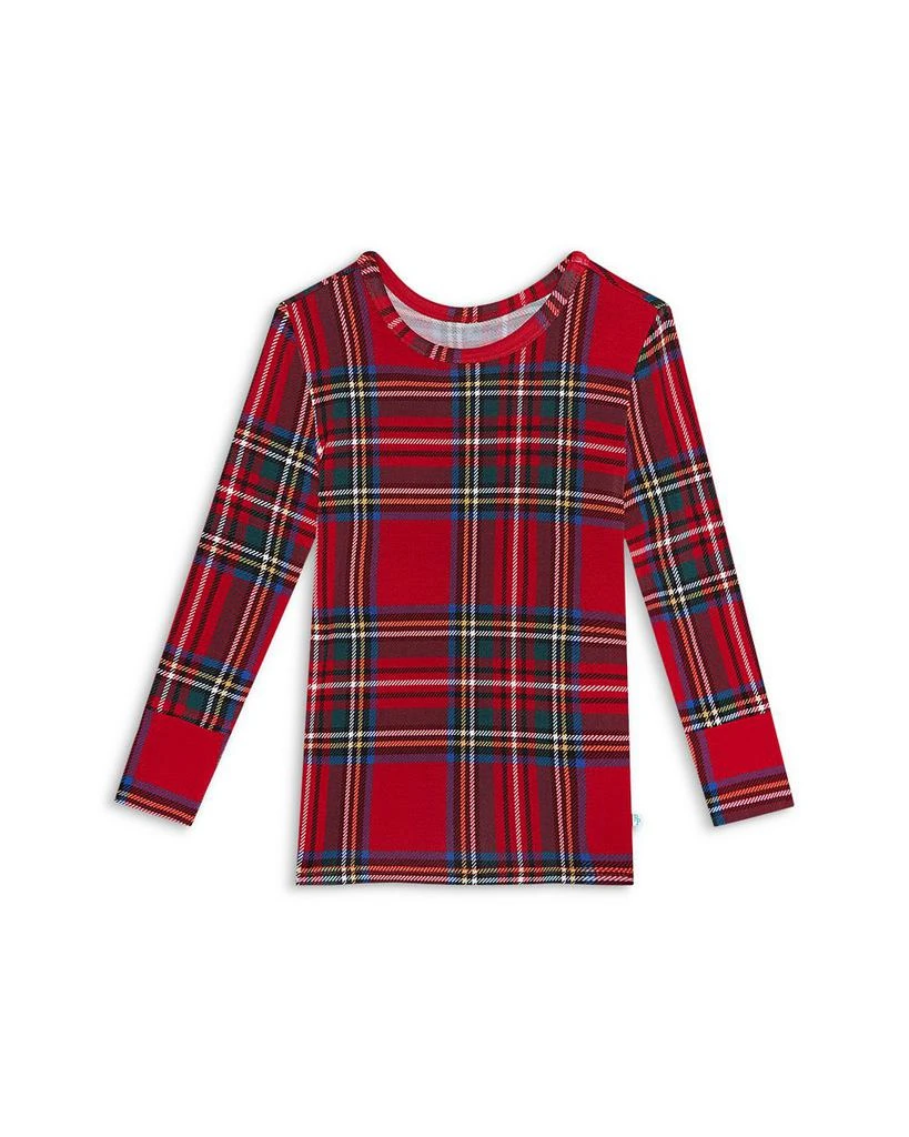 Posh Peanut Unisex Tartan Plaid Classic Pajama Set - Baby 2