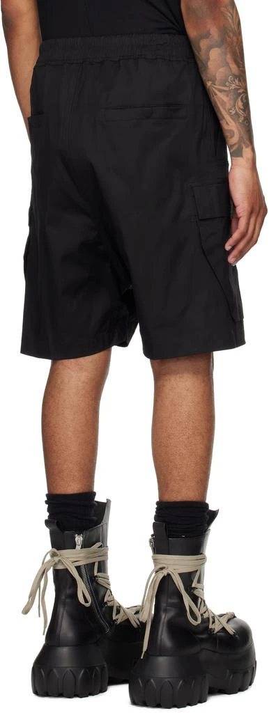 Rick Owens Black Concordians Cargobela Shorts 3
