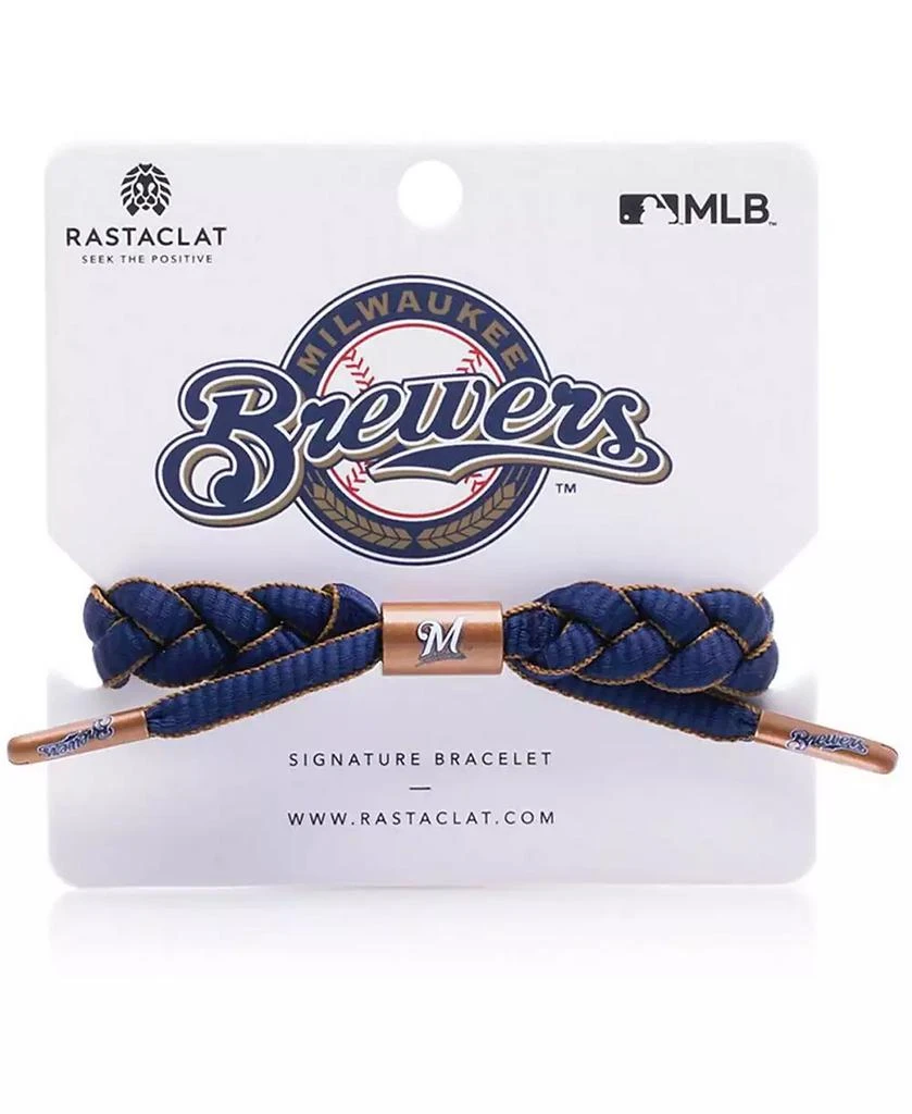 Rastaclat Men's Milwaukee Brewers Signature Infield Bracelet 1