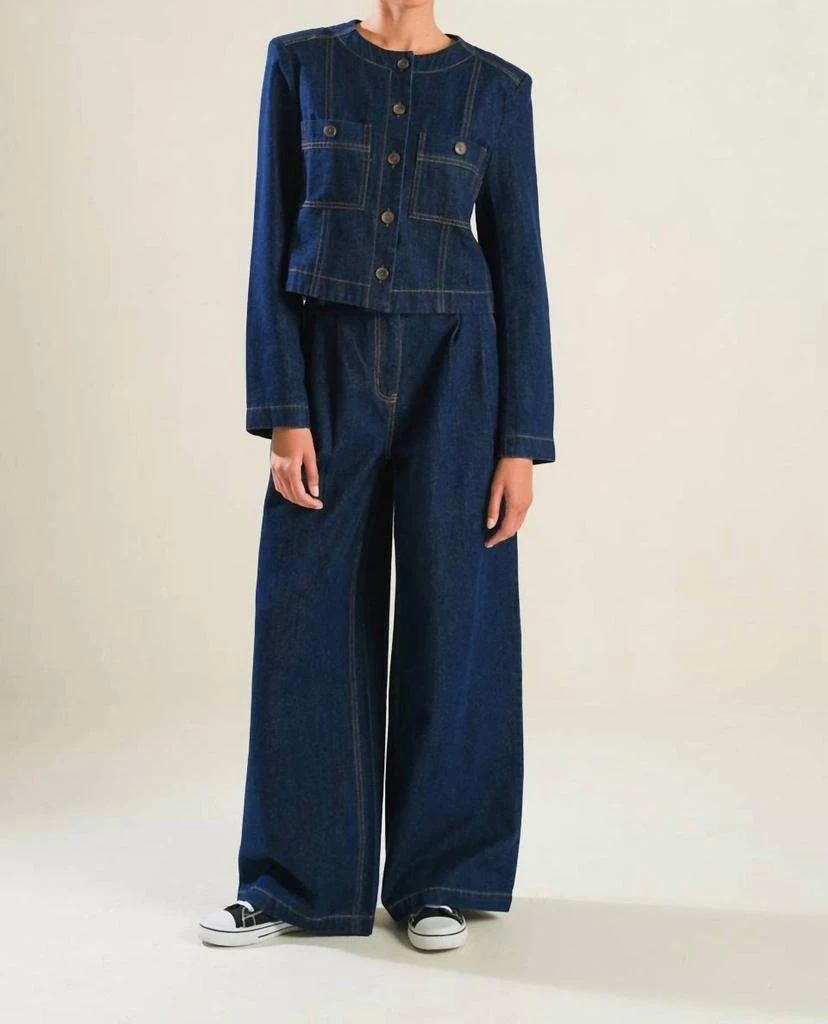 FLYING TOMATO Flying Tomato - Cropped Jacket 3