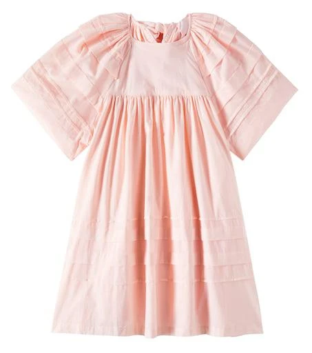 Pleated smocked cotton voile dress  On Sale Now with Up to 32% Off |  Discover Exclusive Deals & Savings at BeyondStyle  Authentic Petite Amalie  i|k|designers|day|d|dresses|clothing|s|petite amalie |kids with  Limited-Time Discounts,