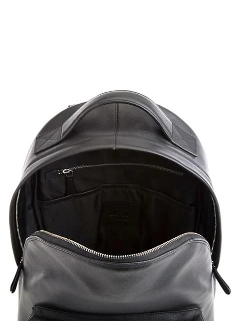 ROYCE New York Pebbled Leather Laptop Backpack 3