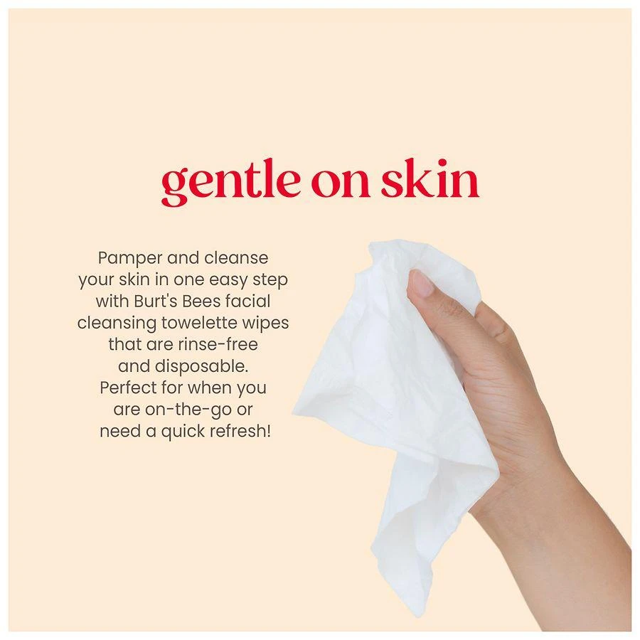 Burt's Bees Soothing Facial Towelettes Aloe Vera 4