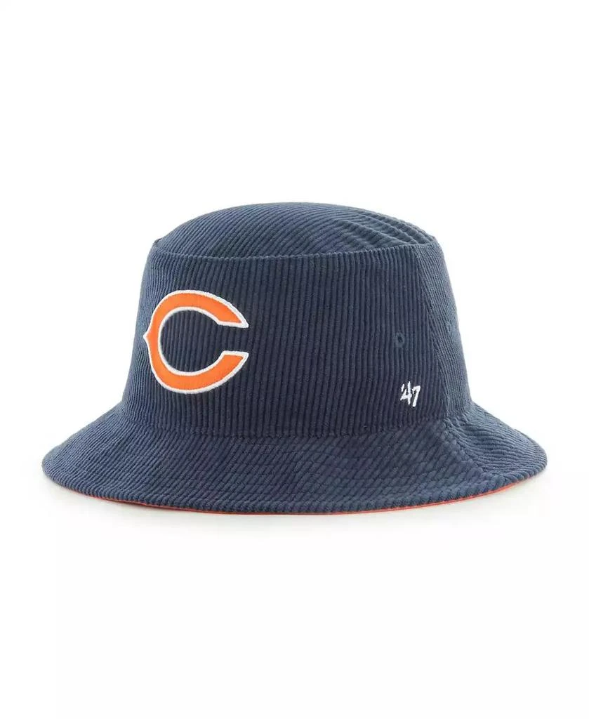 '47 Brand Men's Navy Chicago Bears Thick Cord Bucket Hat 1