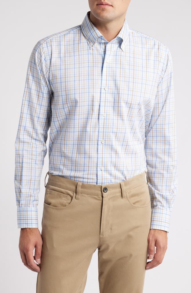 Peter Millar Brighton Plaid Cotton Button-Down Shirt