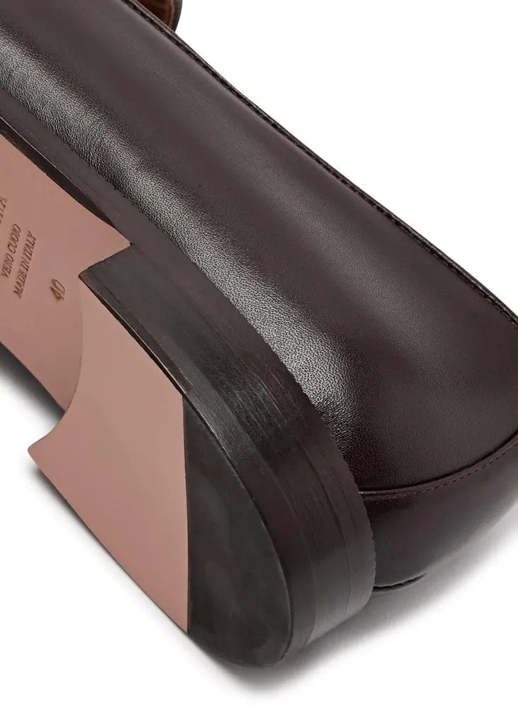 Aquazzura Brandi leather loafers 4