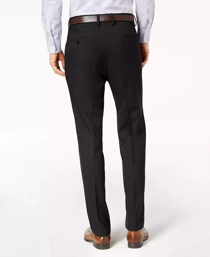 Kenneth Cole Men's Modern-Fit Micro-Check Dress Pants 2
