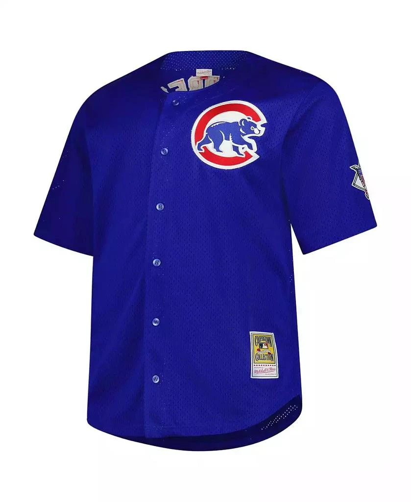 Mitchell 
Ness Men
s Ryne Sandberg Royal Chicago Cubs Big 
Tall Cooperstown Mesh Batting Practice Jersey 2